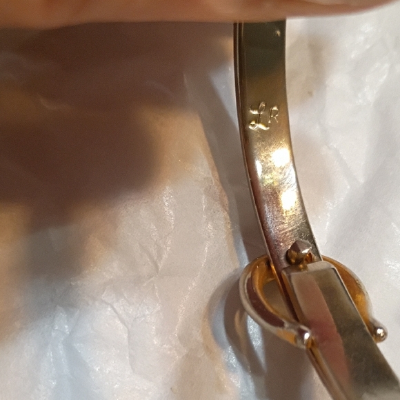 Silver and Gold Buckle Bracelet - Picture 4 of 4